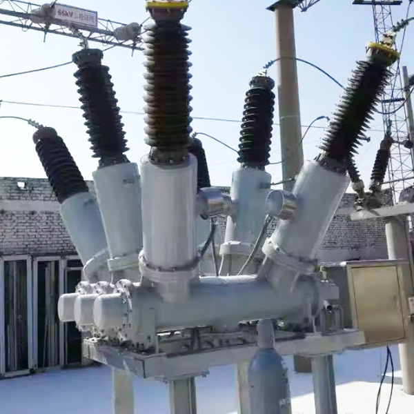 72.5KV 1600amp Outdoor SF6 high-voltage tank circuit breaker